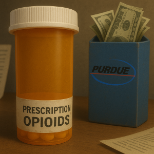 Pill Bottle and Purdue Box